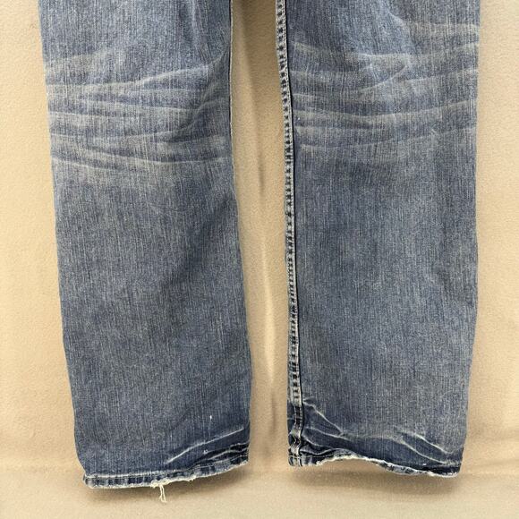 ReClaim Jeans By Buckle Men's 34L Blue Stone Wash Loose Straight Long Tall - Picture 4 of 15